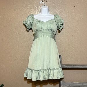 Angel Biba dress in seafoam green